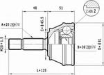 C.304 STA C.304 PRZEGUB HOMOKIN. ZEWN- VW POLO 1,O 1,3 81-94 SZT STATIM PRZEGUBY STATIM [903504] w sklepie internetowym kayaba.istore.pl