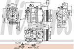 89073 NIS 89073 SPREZARKA KLIMATYZACJI AUDI A4 00 SZT NISSENS KLIMATYZACJA NISSENS [903722] w sklepie internetowym kayaba.istore.pl