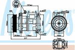 89097 NIS 89097 SPREZARKA KLIMATYZACJI CHRSYLER VOYAGER 95 SZT NISSENS KLIMATYZACJA NISSENS [903759] w sklepie internetowym kayaba.istore.pl