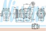 89098 NIS 89098 SPREZARKA KLIMATYZACJI TOYOTA AVENSIS 2.0 97 SZT NISSENS KLIMATYZACJA NISSENS [903805] w sklepie internetowym kayaba.istore.pl