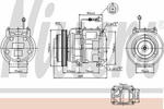 89119 NIS 89119 SPREZARKA KLIMATYZACJI TOYOTA AVENSIS 97 SZT NISSENS KLIMATYZACJA NISSENS [903810] w sklepie internetowym kayaba.istore.pl