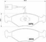 2377601 TX 2377601 KLOCKI HAMULCOWE FIAT ALBEA/PALIO 18MM WVA23776 Z CZUJNIKIEM KPL TEXTAR KLOCKI TEXTAR [905522] w sklepie internetowym kayaba.istore.pl