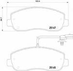 2514701 TX 2514701 KLOCKI HAMULCOWE NISSAN NV400/OPEL MOVANO/RENAULT MASTER 18MM WVA25147 Z CZUJNIKIEM KPL TEXTAR KLOCKI TEXTAR [905638] w sklepie internetowym kayaba.istore.pl