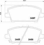 2408701 TX 2408701 KLOCKI HAMULCOWE HONDA CIVIC 17.5MM WVA24087 Z CZUJNIKIEM KPL TEXTAR KLOCKI TEXTAR [905729] w sklepie internetowym kayaba.istore.pl