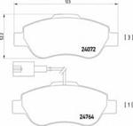 2407202 TX 2407202 KLOCKI HAMULCOWE FIAT 500/FORD KA 17.7MM WVA24072 KPL TEXTAR KLOCKI TEXTAR [905930] w sklepie internetowym kayaba.istore.pl