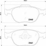 2344004 TX 2344004 KLOCKI HAMULCOWE FORD FOCUS/TOURNEO/TRANSIT 17.6MM WVA23440 KPL TEXTAR KLOCKI TEXTAR [906094] w sklepie internetowym kayaba.istore.pl