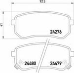 2427601 TX 2427601 KLOCKI HAMULCOWE HYUNDAI I10/KIA PICANTO 14.8MM WVA24276 Z CZUJNIKIEM KPL TEXTAR KLOCKI TEXTAR [906185] w sklepie internetowym kayaba.istore.pl