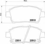 2351002 TX 2351002 KLOCKI HAMULCOWE TOYOTA CELICA/COROLLA/PRIUS/YARIS 15.5MM WVA23510 Z CZUJNIKIEM KPL TEXTAR KLOCKI TEXTAR [906252] w sklepie internetowym kayaba.istore.pl