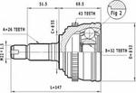 C.421 STA C.421 PRZEGUB HOMOKIN. ZEWN HONDA CIVIC V (MB/MC) 2.0 D/TD 97-01/ ROVER 45 00 400 95-00 (+)ABS SZT STATIM PRZEGUBY STATIM [908495] w sklepie internetowym kayaba.istore.pl