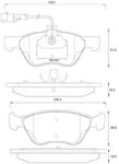 692581 FOM 692581 KLOCKI HAMULCOWE AUDI A3, S3, TT, SEAT LEON, TO FOMAR KLOCKI ZACHODNIE [910412] w sklepie internetowym kayaba.istore.pl