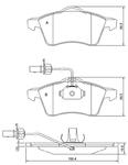 907281 FOM 907281 KLOCKI HAMULCOWE VW CARAVELLE, TRANSPORTER FOMAR KLOCKI ZACHODNIE [910635] w sklepie internetowym kayaba.istore.pl