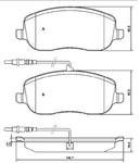 912881 FOM 912881 KLOCKI HAMULCOWE CITROEN C8, PEUGEOT 807 FOMAR STARY NUMER 911181 KPL FOMAR KLOCKI ZACHODNIE [910667] w sklepie internetowym kayaba.istore.pl