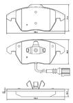 912981 FOM 912981 KLOCKI HAMULCOWE AUDI A3, VW GOLF, TOUR FOMAR KLOCKI ZACHODNIE [910668] w sklepie internetowym kayaba.istore.pl