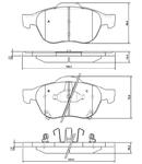 913481 FOM 913481 KLOCKI HAMULCOWE TOYOTA AVENSIS, AVENSIS VERSO FOMAR KPL FOMAR KLOCKI ZACHODNIE [910671] w sklepie internetowym kayaba.istore.pl