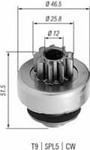 940113020248 MM AMB0248 BENDIX ROZRUSZNIKA - CITROEN XANTIA/XM/SAXO/ZX/PEUGEOT 106/306/406/VOLVO V40 DO ROZRUSZN VALEO D6RA... MAGNETI MARELLI ALTERNA [912155] w sklepie internetowym kayaba.istore.pl