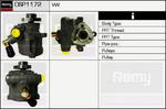 DSP1172 DR DSP1172 POMPA WSPOMAGANIA - VW TRANSPORTER IV 90 - OE 074145157C SZT DELCO REMY PRZEKLADNIE POMPY WSPOMAGANIA REMY [919461] w sklepie internetowym kayaba.istore.pl