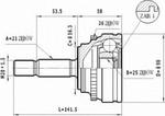 C.347 STA C.347 PRZEGUB HOMOKIN. ZEWN- RENAULT CLIO 1,7 1,8I 90-98 SZT STATIM PRZEGUBY STATIM [928486] w sklepie internetowym kayaba.istore.pl