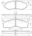 903681 FOM 903681 KLOCKI HAMULCOWE CHRYSLER GRAND VOYAGER, VOYAGE FOMAR KLOCKI ZACHODNIE [945854] w sklepie internetowym kayaba.istore.pl