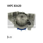 VKPC 83420 SKF VKPC83420 POMPA WODY PEUGEOT BOXER 1,9D/TD 95 PEUG. 405 SKF SZT SKF POMPY WODY SKF [947261] w sklepie internetowym kayaba.istore.pl