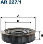 AR 227/1 F AR227/1 FILTR POWIETRZA HYUNDAI PONY 1,3/1,5 85-92 EXCEL SZT FILTRY FILTRON [947513] w sklepie internetowym kayaba.istore.pl