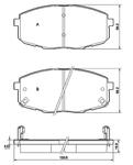 912181 FOM 912181 KLOCKI HAMULCOWE KIA CEED /CARENS FOMAR KLOCKI ZACHODNIE [947592] w sklepie internetowym kayaba.istore.pl