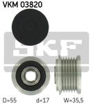 VKM 03820 SKF VKM03820 SPRZEGLO ALTERNATORA MERCEDES C W203/W204 E W211 2.2CDI/2.7CDI/3.2CDI 01SZT SKF SPRZEGLA ALTERNATORA SKF [950669] w sklepie internetowym kayaba.istore.pl