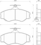 638381 FOM 638381 KLOCKI HAMULCOWE HYUNDAI H100/ H150/ H200 GR.18MM* FOMAR KLOCKI ZACHODNIE [979633] w sklepie internetowym kayaba.istore.pl