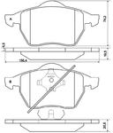 901581 FOM 901581 KLOCKI HAMULCOWE ALFA ROMEO 145, 146, FIAT BRAV FOMAR KPL FOMAR KLOCKI ZACHODNIE [979696] w sklepie internetowym kayaba.istore.pl