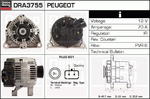 DRA3755 DR DRA3755 ALTERNATOR CITROEN BERLINGO/XSARA/PEUGEOT 206/PARTNER CA 1498 SZT REMY ALTERNATORY I ROZRUSZNIKI REMY [1067219] w sklepie internetowym kayaba.istore.pl