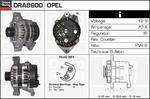 DRA8600N DR DRA8600N ALTERNATOR [NOWY] OPEL ASTRA/CALIBRA/COMBO/CORSA A/B/VECTRA A/B/OMEGA SZT REMY ALTERNATORY I ROZRUSZNIKI REMY [1080601] w sklepie internetowym kayaba.istore.pl