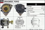 DRA3653X DR DRA3653X ALTERNATOR FORD FOCUS 1.8 TDCI/TDDI/DI 98 - SZT REMY ALTERNATORY I ROZRUSZNIKI REMY [1100277] w sklepie internetowym kayaba.istore.pl