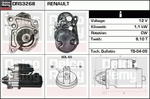 DRS3268X DR DRS3268X ROZRUSZNIK RENAULT CLIO/LAGUNA/MEGANE/SCENIC 90 - SZT REMY ALTERNATORY I ROZRUSZNIKI REMY [1100280] w sklepie internetowym kayaba.istore.pl