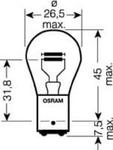 4008321413116 7528ULT ZAROWKA 12V P21/5W BAY15D /3 LATA GWARANCJI/ SZT OSRAM OSRAM ZAROWKI (PT) (BC) OSRAM [1393526] w sklepie internetowym kayaba.istore.pl