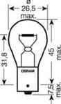 4008321415349 7506ULT ZAROWKA 12V P21W 21W BA15S /3 LATA GWARANCJI/ SZT OSRAM OSRAM ZAROWKI (PT) (BC) OSRAM [1393548] w sklepie internetowym kayaba.istore.pl