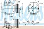 89226 NIS 89226 SPREZARKA KLIMATYZACJI HONDA CIVIC  (91-): 1.3I 16V G M, 1.5I 16V G AUT., 1.5I 16V G M, 1.6 VTI G AUT., 1.6 VTI G M, 1.6I 1 SZT NISSEN [1461980] w sklepie internetowym kayaba.istore.pl