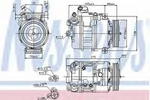 89417 NIS 89417 SPREZARKA KLIMATYZACJI BMW 5 E60-E61 (03-): 540I G AUT., 540I G M, 545I G AUT., 545I G M, 550I G AUT., 550I G M, BMW 6 E63- SZT NISSEN [1461991] w sklepie internetowym kayaba.istore.pl