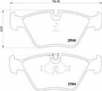 2096801 TX 2096801 KLOCKI HAMULCOWE BMW 5 E34/7 E32 20.3MM WVA20968 KPL TEXTAR KLOCKI (PM) (GR) TEXTAR [1109969] w sklepie internetowym kayaba.istore.pl