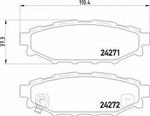 2427101 TX 2427101 KLOCKI HAMULCOWE SUBARU LEGACY 03-, KPL TEXTAR KLOCKI (PM) (GR) TEXTAR [1606759] w sklepie internetowym kayaba.istore.pl