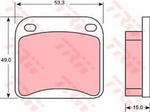 GDB115 TRW GDB115 KLOCKI HAMULCOWE HONDA N600 68-73 GR.15MM* TRW TRW KLOCKI (PM) (GR) TRW [1018303] w sklepie internetowym kayaba.istore.pl