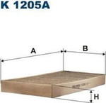 K 1205A F K1205A FILTR KABINOWY MERCEDES SLK R171 04-- FILTRON SZT FILTRON FILTRY (PG) (PK) FILTRON [1084425] w sklepie internetowym kayaba.istore.pl