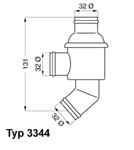 3344.80 WHR 3344.80 TERMOSTAT BMW WAHLER TERMOSTATY (GJ) (PT) WAHLER [1893156] w sklepie internetowym kayaba.istore.pl