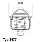 3477.88D WHR 3477.88D TERMOSTAT TOYOTA WAHLER TERMOSTATY (GJ) (PT) WAHLER [1893167] w sklepie internetowym kayaba.istore.pl