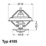 410517.83D WHR 410517.83D TERMOSTAT NISSAN WAHLER TERMOSTATY (GJ) (PT) WAHLER [1893206] w sklepie internetowym kayaba.istore.pl