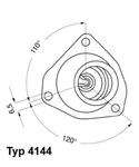 4144.82D WHR 4144.82D TERMOSTAT OPEL WAHLER TERMOSTATY (GJ) (PT) WAHLER [1893214] w sklepie internetowym kayaba.istore.pl