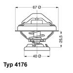 4176.85D WHR 4176.85D TERMOSTAT DAEWOO WAHLER TERMOSTATY (GJ) (PT) WAHLER [1893226] w sklepie internetowym kayaba.istore.pl