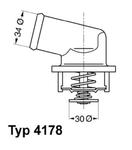 4178.92D WHR 4178.92D TERMOSTAT OPEL WAHLER TERMOSTATY (GJ) (PT) WAHLER [1893228] w sklepie internetowym kayaba.istore.pl