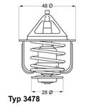 3478.82D WHR 3478.82D TERMOSTAT DAIHATSU WAHLER TERMOSTATY (GJ) (PT) WAHLER [1893168] w sklepie internetowym kayaba.istore.pl