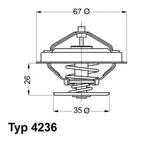 4236.88D WHR 4236.88D TERMOSTAT BMW WAHLER TERMOSTATY (GJ) (PT) WAHLER [1893237] w sklepie internetowym kayaba.istore.pl