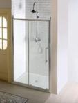 ANTIQUE drzwi prysznicowe do wnęki 110x190 cm szkło czyste ze wzorem, kolor chrom GQ4511 w sklepie internetowym Astershop.pl