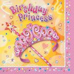 Serwetki papierowe, Bitrhday Princess 16szt./op. w sklepie internetowym Partykiosk